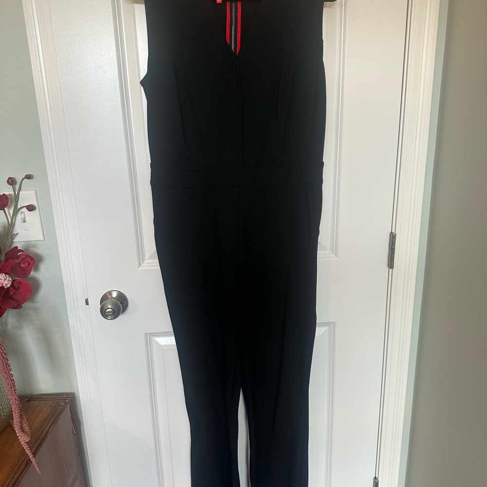 SPANX Black Sleeveless Jumpsuit